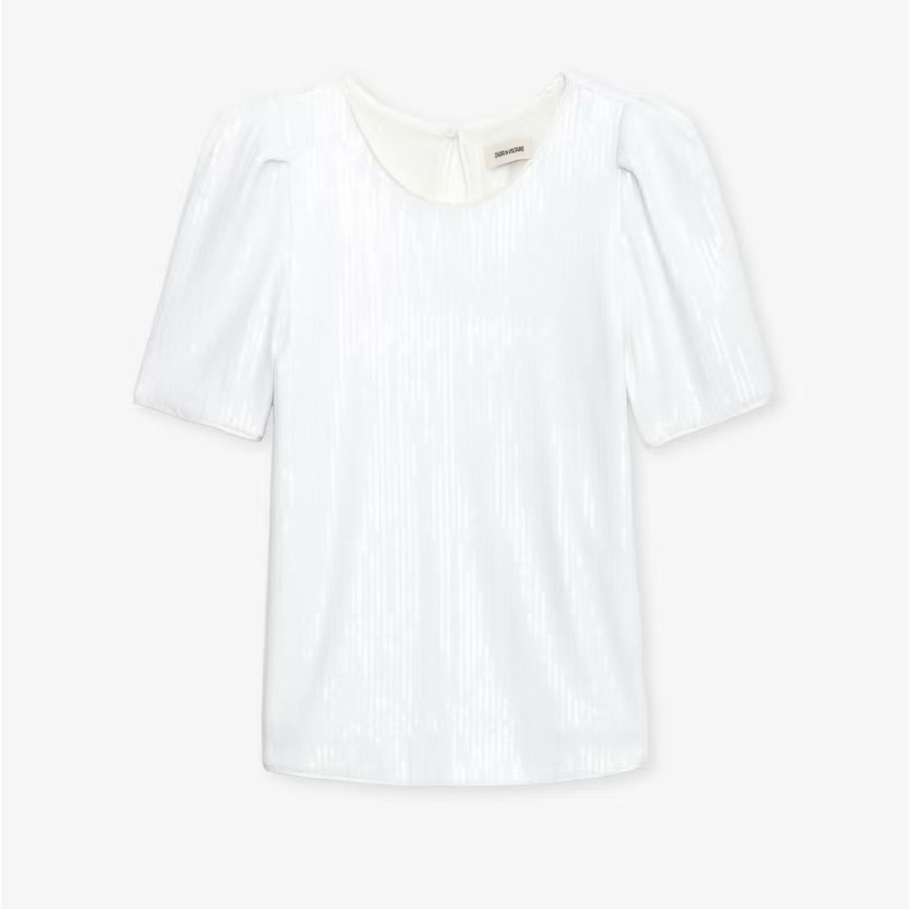 Zadig & Voltaire Tchao Sequin Top